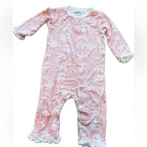 magnetic me Baby Girl Cherry Blossom Magnetic Coverall